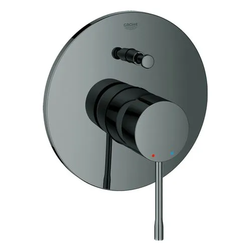 Grohe Essence Wannen Armatur UP Fertigmontageset, hard graphite
