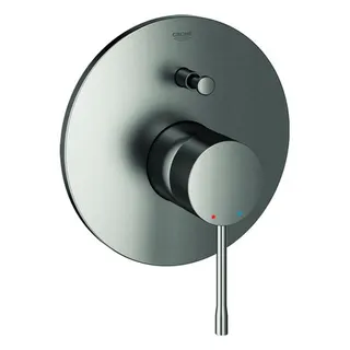 Grohe Essence Wannen Armatur UP Fertigmontageset, hard graphite gebürstet