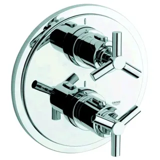 Grohe Atrio Thermostat Wannen Fertigset mit Ypsilon-Griff chrom