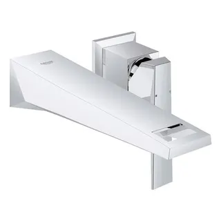 Grohe Allure Brilliant 2-Loch Waschtisch-Wandbatterie Fertigset, Ausladung 220mm chrom