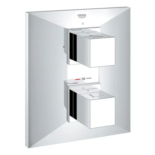 Grohe Allure Brilliant Thermostat-Brause-Fertigset für Rapido T chrom