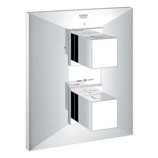 Grohe Allure Brilliant Thermostat-Brause-Fertigset für Rapido T chrom