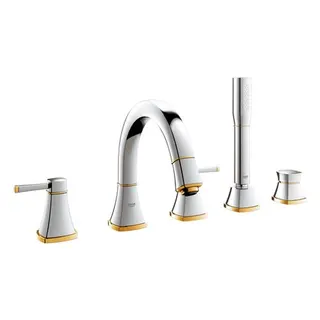 Grohe 5-Loch-Wannen-Kombination Grandera 19919 chrom/gold
