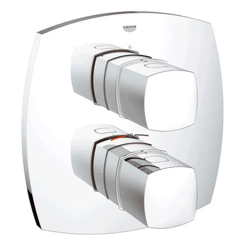 Grohe Grandera Brause Thermostat Fertigmontageset für Rapido T chrom