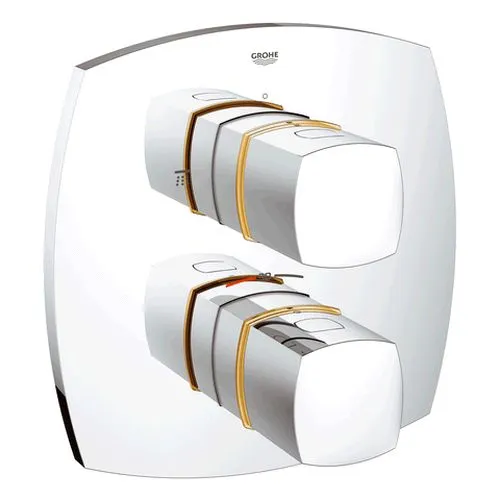 Grohe THM-Wannenbatterie Grandera 19948 FMS f. Rapido T integr. Umst. chrom/gold