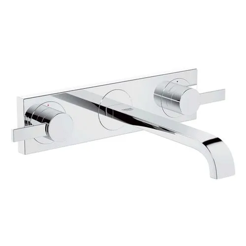 Grohe Allure 3-Loch Waschtisch-Armatur mit Hebelgriffen 220mm chrom