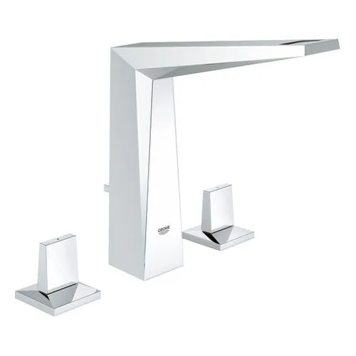 Grohe Allure Brilliant 3-Loch-Waschtischbatterie mit Ablaufgarnitur chrom