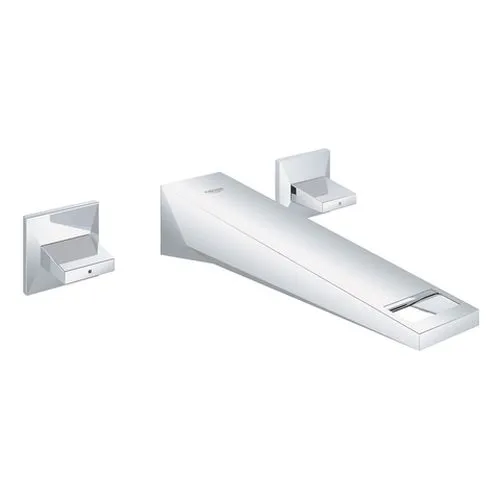Grohe Allure Brilliant 3-Loch Waschtisch-Wandbatterie Fertigset 220mm chrom