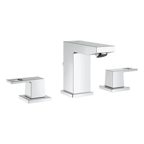 Grohe Eurocube 3-Loch Waschtisch-Mischer mit Ablaufgarnitur chrom