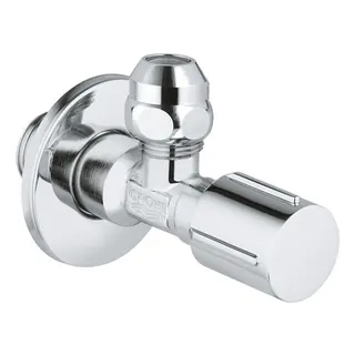 Grohe Eckventil 22037 1/2x3/8'' Rosette Metallgriff Quetschverschraubung 10mm, chrom