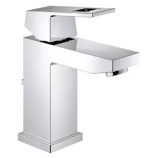 Grohe Eurocube Waschtisch Armatur mit EcoJoy & Ablaufgarnitur chrom