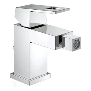 Grohe Eurocube Bidet-Armatur mit Ablaufgarnitur chrom