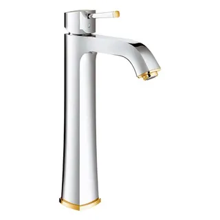 Grohe Grandera Waschtisch Armatur für freistehende Waschschüsseln chrom/gold