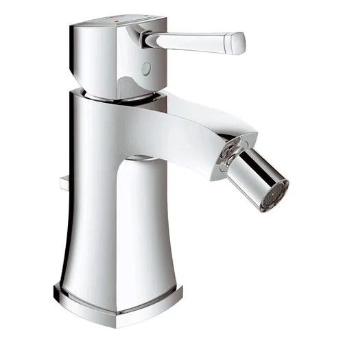 Grohe Grandera Bidet Armatur, Zugstangen-Ablaufgarnitur chrom