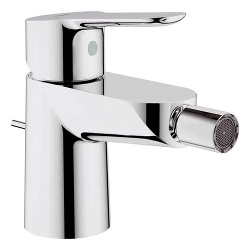 Grohe BauEdge Bidet Armatur, mit Zugstangen-Ablaufgarnitur, chrom