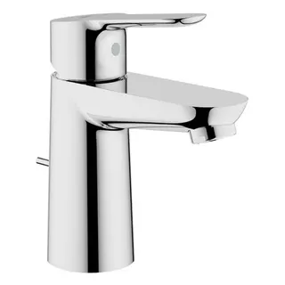 Grohe BauEdge Waschtisch Armatur, mit Zugstangen-Ablaufgarnitur aus Metall