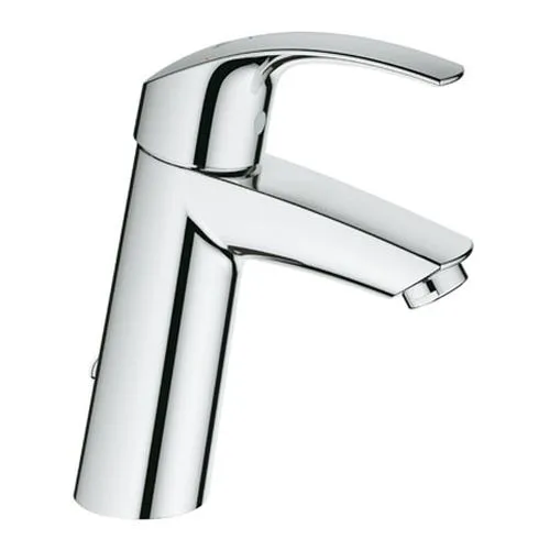 Grohe Eurosmart Waschtisch Armatur, M-Size, mit Kette, Mittelstellung kalt