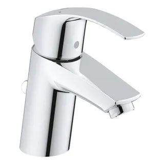 Grohe Eurosmart Waschtisch Armatur, S-Size, chrom mit Zugstangen-Ablaufgarnitur