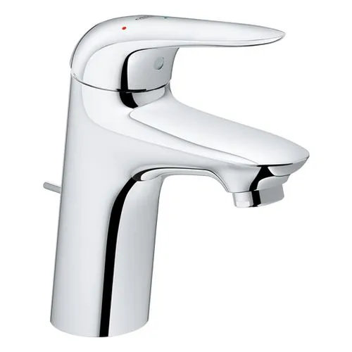 Grohe Eurostyle Waschtisch Armatur, S-Size Mittelstellung kalt Hebel geschlossen, chrom