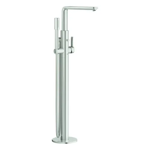 Grohe Lineare Wannenarmatur für Bodenmontage, supersteel