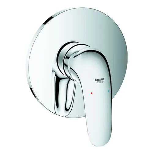 Grohe Eurostyle Brausemischer Unterputz-Fertigset 24046, Hebel geschlossen (chrom)
