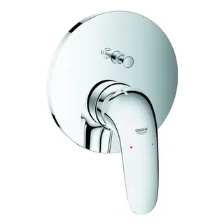 Grohe Eurostyle Wannenmischer Unterputz-Fertigset 24047, Hebel geschlossen (chrom)