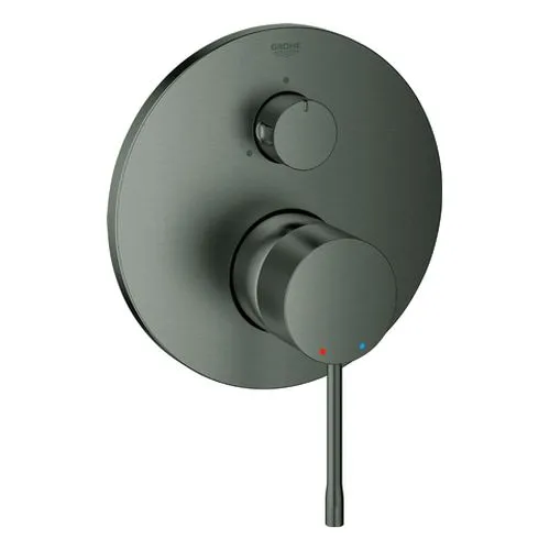 Grohe Essence Badearmatur mit 3-Wege Umstellung (hard graphite gebürstet)