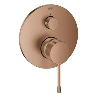 Grohe Essence Badearmatur mit 3-Wege Umstellung (warm sunset gebürstet)