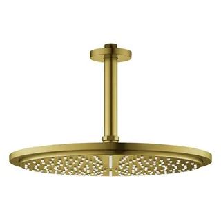 Grohe Kopfbrauseset Rainshower Cosmopolitan 310 mit Deckenauslass 142 mm (cool sunrise gebürstet)