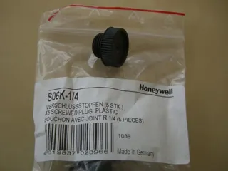 Resideo Verschlussstopfen mit O-Ring ( 5 Stück ) für Druckminderer
