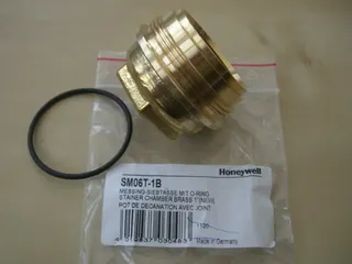 Resideo Messing-Siebtasse mit O-Ring für R 1 + R 1 1/4 für Druckminderer