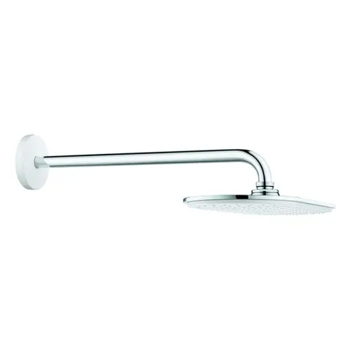 Grohe Kopfbrauseset Rainshower Veris 300 26170 Brausearm 422 mm moon white/chrom