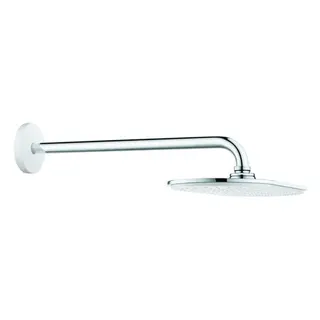 Grohe Kopfbrauseset Rainshower Veris 300 26170 Brausearm 422 mm moon white/chrom