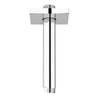 Grohe Rainshower Deckenauslass 27485 eckige Rosette Länge 142 mm, chrom