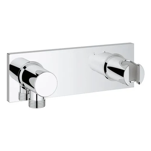 Grohe Grohtherm Brauseanschlussbogen F 27621 integrierter Brausehalter chrom