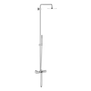 Grohe Rainshower System 210 Duschsystem mit Thermostat-Wannenbatterie für die Wandmontage