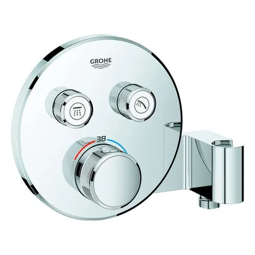 Grohe Grohtherm SmartControl Thermostat mit 2 Absperrventilen und integriertem Brausehalter