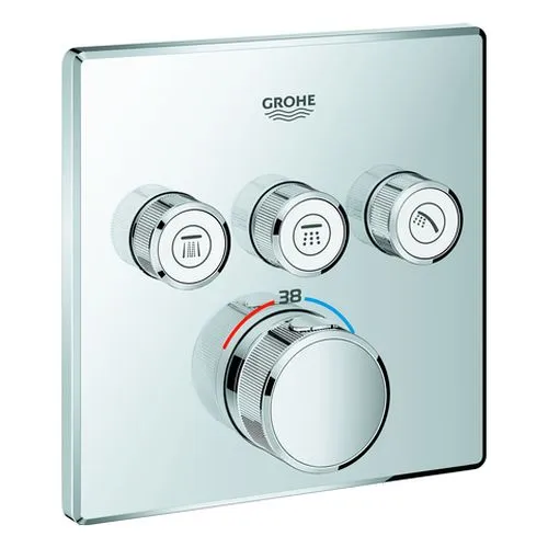 Grohtherm SmartControl Thermostat mit 3 Absperrventilen