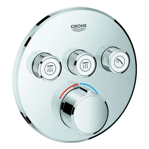 Grohe Unterputzmischer SmartControl 29146 rund FMS 3 Absperrventile chrom