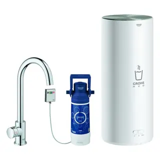 Grohe Standventil und Boiler Red Mono 30080 L-Size C-Auslauf chrom