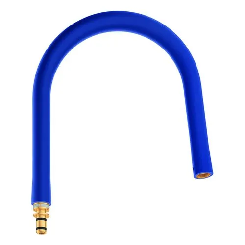 Grohe Schlauchauslauf 30321 für Essence Küchenarmatur mit Profibrause, blau