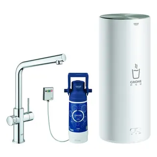 Grohe Armatur und Boiler Red Duo 30325 L-Size L-Auslauf chrom