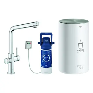 Grohe Armatur und Boiler Red Duo 30327 30327 M-Size L-Auslauf chrom