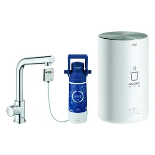 Grohe Standventil und Boiler Red Mono 30339 M-Size L-Auslauf chrom