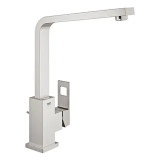 Grohe Eurocube Spültisch Armatur schwenkbar, supersteel