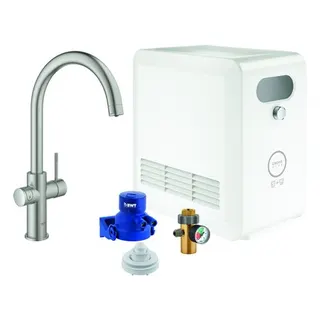 Grohe Blue Professional StarterKit 31323 C-Auslauf, Bluetooth/WIFI (supersteel)
