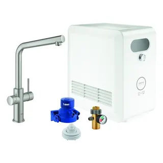 Grohe Blue Professional StarterKit 31347 L-Auslauf, Bluetooth/WIFI (supersteel)