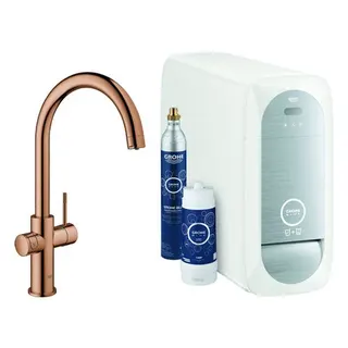 Grohe Blue Home Starterkit mit C-Auslauf, Bluetooth/WiFi (warm sunset)