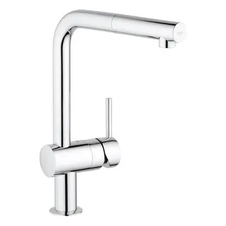 Grohe Minta Spültisch Armatur mit herausziehbarem Mousseurauslauf chrom