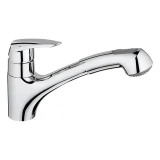 Grohe Eurodisc Spültisch Armatur mit herausziehbarer Brause chrom